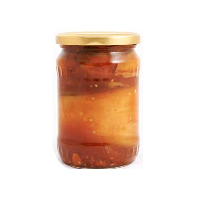 Aubergines en sauce de tomates